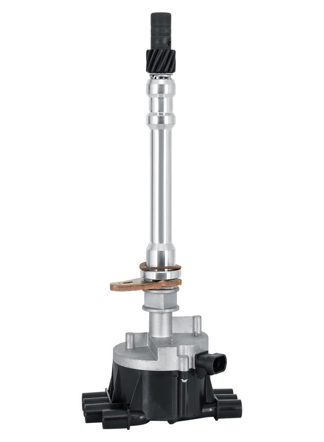 EVERESTWAY Ignition Distributor Compatible for Chevy Express Astro Blazer GMC C1500 Silverado Sierra 1500 4.3L V6 Black Cap and Rotor kit Replacement 12598210 1103417 - Image 1